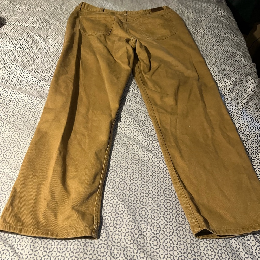 L.L Bean Mens work pants 36x34 - Picture 2 of 4